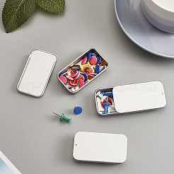 Пустая коробка из белой жести&nbsp;LS-CON-WH0076-74S