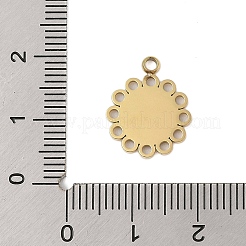 Подвески из нержавеющей стали 304 с эмалью&nbsp;STAS-P377-10G-B