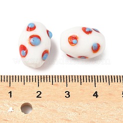 Бусины ручной работы в технике лэмпворк с неровностями LAMP-U004-04A