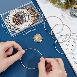 45шт 3-х цветные пружинные браслеты TWIR-BBC0001-07