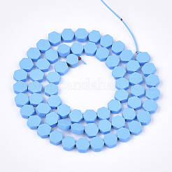 Окрашенного распылением немагнитных синтетических нитей гематита бусы&nbsp;G-T116-03B-03