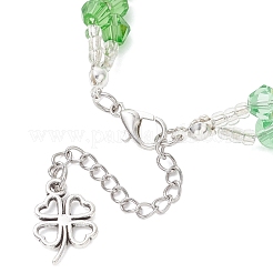 Браслеты из бусин с имитацией австрийского хрусталя 5301 биконус для женщин&nbsp;BJEW-JB12735