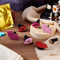 6 шт. 6 стиля в форме губ&nbsp;AJEW-FH0004-67