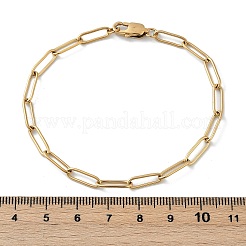 PVD вакуумное покрытие 304 нержавеющая сталь скрепки браслеты цепи&nbsp;LS-BJEW-I295-15G