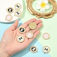 10шт 3 стиля подвески из сплава с эмалью&nbsp;ENAM-YW0006-23