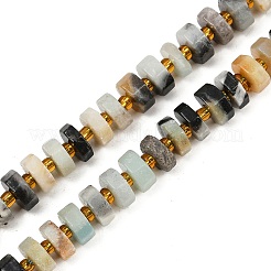 Натуральный цветок амазонитовые бусины пряди G-F796-A03-01