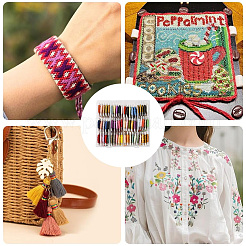 80 карта 6-слойных полиэстеровых ниток для вышивания OCOR-CY0002-04