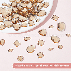 4 комплект акриловых пришивных стразов DIY-GA0007-23