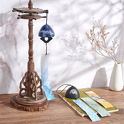 2 шт. 2 стиля японских чугунных колокольчиков-ветерных колокольчиков&nbsp;HJEW-BC0001-47A