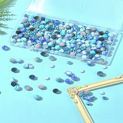 244шт наборы имитации акриловых бусин OACR-FS0004-07A