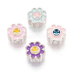 925 бусина из стерлингового серебра с эмалью STER-T008-36M