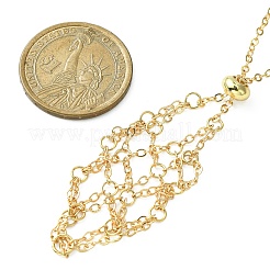 Мешочек для макраме из нержавеющей стали 304 NJEW-TA00084-02