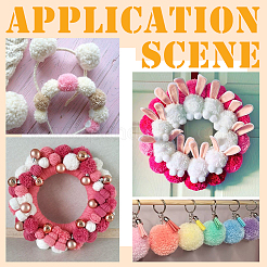 12шт. Шарик из шерстяной пряжи 4 цветов&nbsp;DIY-SC0031-40