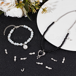 20 шт. 925 наконечника для бусин из стерлингового серебра STER-BBC0007-85