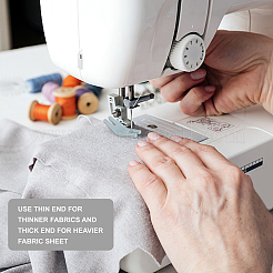 2шт. 2-х стильная пластина для швейной машины KY-GF0001-18