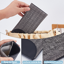 1 шт. прямоугольный футляр для очков из ПВХ&nbsp;AJEW-CN0005-83A