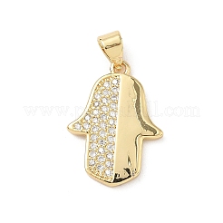 Латунные микро проложить кубического циркония подвески KK-D426-15G