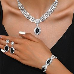 Овальные и конские глаза латунные ожерелья FS-WG182CE-03