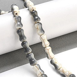 Синтетические бирюзовые бусины G-H060-05D