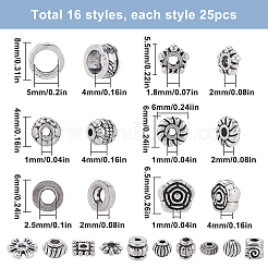 400 шт. 16 стиля бусины из сплава в тибетском стиле&nbsp;FIND-SP0002-11