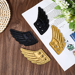 2 пара двухцветной ткани с фетровыми украшениями для обуви DIY-GF0011-47