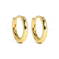 3 пара 925 серег-колец из стерлингового серебра с кубическим цирконием ZD9822-7