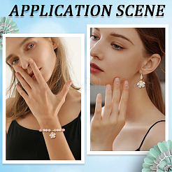 200 шт. акриловые колпачки для бусин&nbsp;OACR-SC0001-83F