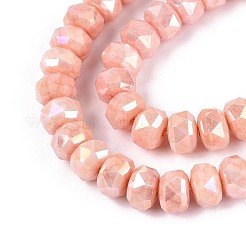 Антикоррозийные гальванические стеклянные бусины GLAA-T025-6mm-11F