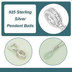 2 шт. серебряные подвески STER-BC0002-55B