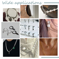 40шт 2 цвета подвески из нержавеющей стали&nbsp;STAS-UN0052-83