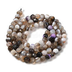 Натуральные полосатые агатовые / полосатые агатовые бусинки G-H302-A02-01