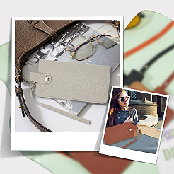 4 шт. 4-х цветные сумки для хранения очков из искусственной кожи ABAG-AR0001-05