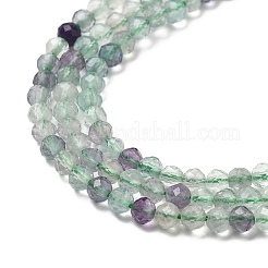 Природного флюорита бисер нитей&nbsp;G-F509-38-3mm
