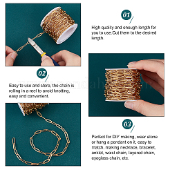 Плоские цепочки из нержавеющей стали 304 CHS-WH0001-06-1