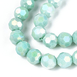 Антикоррозийные гальванические стеклянные бусины&nbsp;EGLA-T021-10mm-15-11