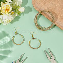 6м медной проволоки для бисероплетения для изготовления ювелирных изделий CWIR-WH0026-01A-KCGP