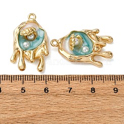 Подвески из эмалевого сплава легкого золота ENAM-B028-27KCG-02