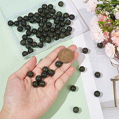 2 нити натуральных серпантиновых/зеленых кружевных каменных бусин G-NB0004-72