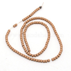 Немагнитные синтетический гематит бисер пряди&nbsp;LS-G-WH0018-01F