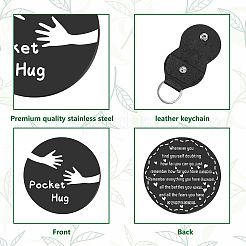 2шт 2-х стилевой зажим для гитары из искусственной кожи AJEW-CN0001-21P