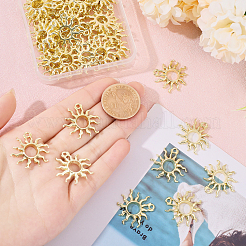 40 шт. подвески из сплава с открытым задним безелем FIND-CA0008-76