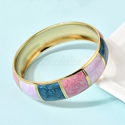 Браслеты из нержавеющей стали 304 с эмалью для женщин&nbsp;BJEW-D408-38G