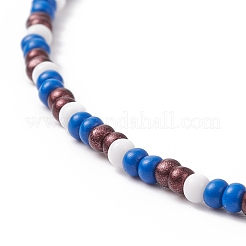 4шт 4 цвета ожерелья из стеклянных бисера набор для женщин NJEW-JN03950