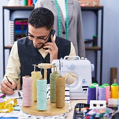 1 комплект деревянных держателей для ниток&nbsp;DIY-BC0013-96