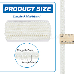 Отделка кружевом из полиэстера длиной 10 ярд OCOR-PH0006-57A