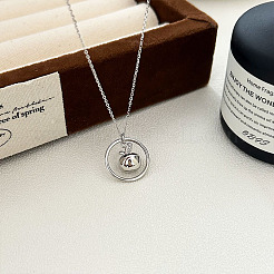 925 серебряное кольцо с подвеской в виде яблока для рождественского подарка FS-WG3DD5F-01