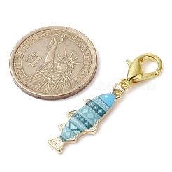 Украшения с подвесками из эмали из рыбьего сплава&nbsp;HJEW-JM01639