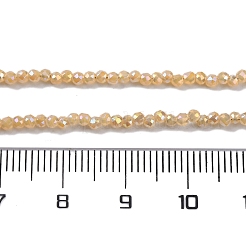 Прозрачные стеклянные бусины гальваническим пряди&nbsp;LS-EGLA-H107-01A-AB08