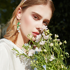 250шт 5 стиля прозрачные акриловые подвески&nbsp;OACR-PA0001-24