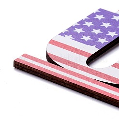 Доска плотности деревянная стена украшение дверная табличка подвески&nbsp;HJEW-C004-17